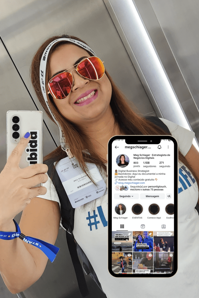 como criar o seu perfil profissional no Instagram - Meg Schiager
