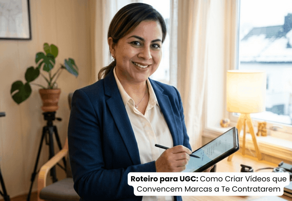 Roteiro para UGC: Como Criar Vídeos que Convencem Marcas a Te Contratarem